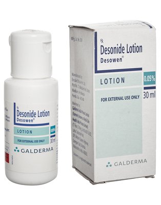 Лосьон desonide (Десонид) lotion desowen 0.05 для шкіри голови від псоріазу Galderma 575 фото