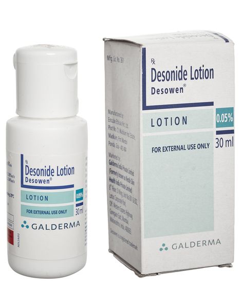 Лосьон desonide (Десонид) lotion desowen 0.05 для кожи головы от псориаза Galderma 575 фото