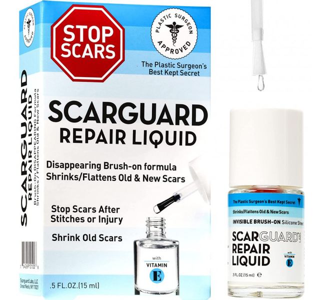 Гель против рубцов и шрамов Scarguard Scar Repair Liquid с витамином Е 15 мл США 1075 фото