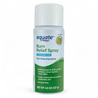 Спрей Equate Burn Relief Spray для снятия боли от ожогов 127 мл США 1076 фото