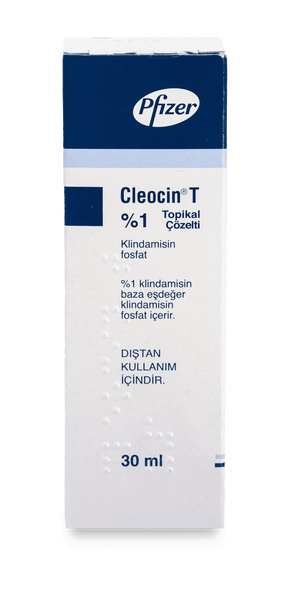 Cleocin T Pfizer Клеоцин Т раствор от угревой сыпи; 593 фото