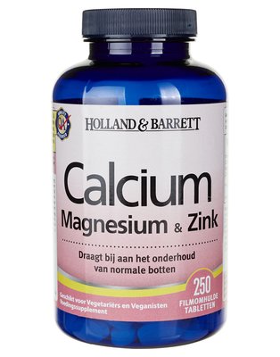 Кальций Магний и Цинк Holland & Barret Calcium Magnesium & Zinc 250 таблеток 425 фото