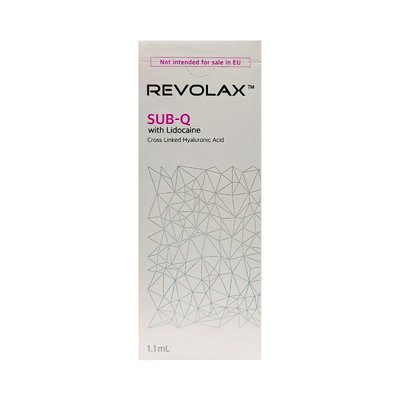 Revolax Sub-Q Lidocaine філер на основі гіалуронової кислоти 1,1 мл 868 фото