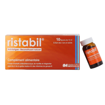 Пищевая добавка Ristabil от стресса и усталости, для иммунной системы 10 х 10 мл 821 фото