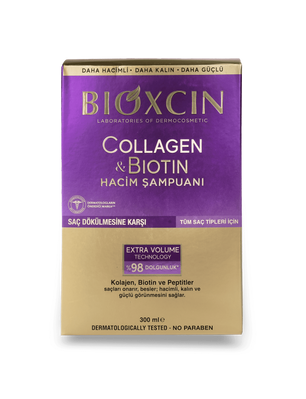 Трав'яний шампунь проти випадіння волосся Біоксин (Bioxci) з колагеном та біотином 300 мл 624 фото