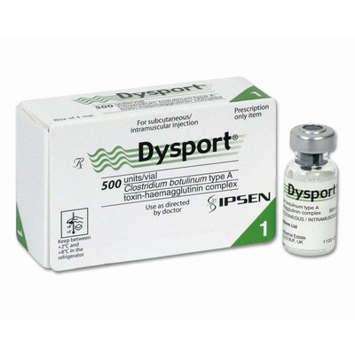 Диспорт Ipsen Dysport 500 один із знаменитих брендів ботулінотерапії 1 шт 716 фото