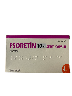 Псоретін (Ацитретін) Psoretin 10 mg - засіб від псоріазу 744 фото