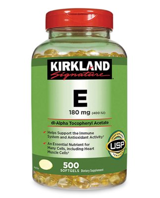 Kirkland Мультивітаміни E, 500 капсул 132 фото