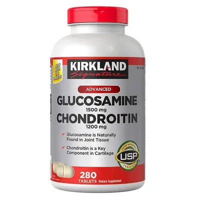 Kirkland глюкозамин c хондроитином, 280 шт 133 фото
