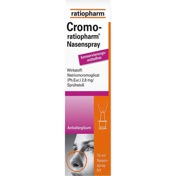 Лікування алергічного риніту Cromo-ratiopharm Nasenspray 15 мл 720 фото