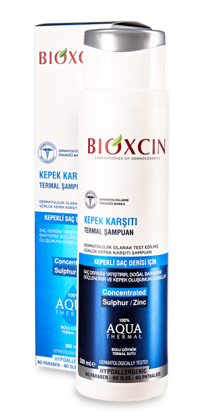 Натуральний шампунь проти лупи Bioxcin Aqua Thermal Anti-Dandruff Shampoo 300 мл 481 фото