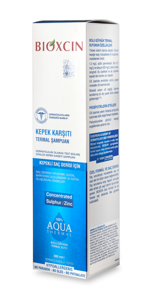 Натуральный шампунь против перхоти Bioxcin Aqua Thermal Anti-Dandruff Shampoo 300 мл 481 фото