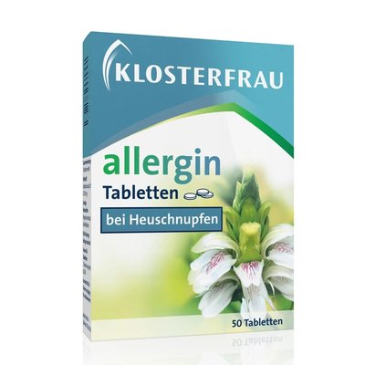 Антигістамінний Klosterfrau Allergin 50 табл. Німеччина 722 фото