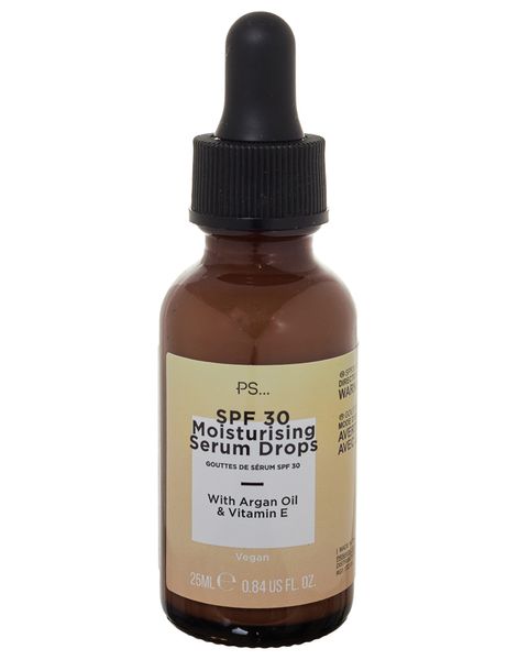 Зволожуююча сироватка SPF 30 з аргановим маслом та вітаміном Е SPF 30 Moisturising Serum Drops with Argan oil and Vitamin E Ps... 500 фото