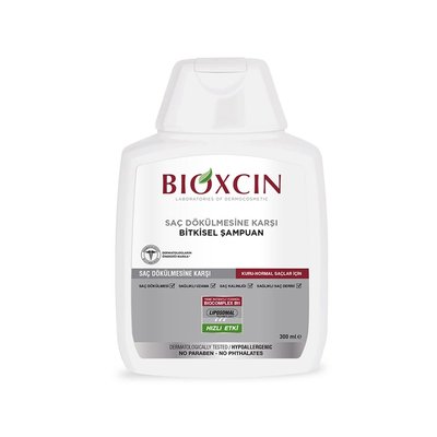 Класичний шампунь на натуральній основі проти випадіння волосся для жирного волосся Bioxcin 300 мл 418 фото
