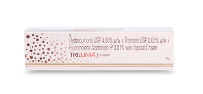 Крем Triluma Трилума Гидрохинон 4%+Третиноин 0,05%+флуоцинолону ацетонид 0,01% 572 фото