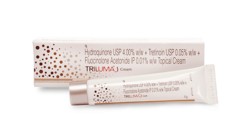 Крем Triluma Трилума Гидрохинон 4%+Третиноин 0,05%+флуоцинолону ацетонид 0,01% 572 фото