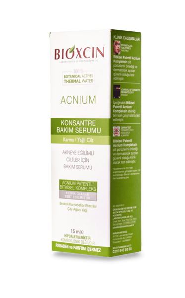 Bioxcin acnium (крем-сироватка для комбінованої та жирної шкіри) 373 фото