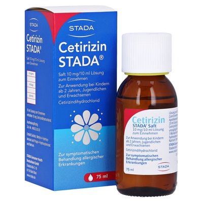Сироп от аллергии Cetirizin STADA Saft 10mg/10ml Германия 733 фото