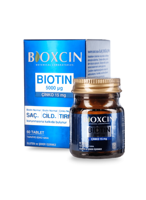 Біотин 60 таблеток (Біотин Bioxicin) Bioxcin biotin 60 таблеток Для живлення волосся та відновлення росту 372 фото