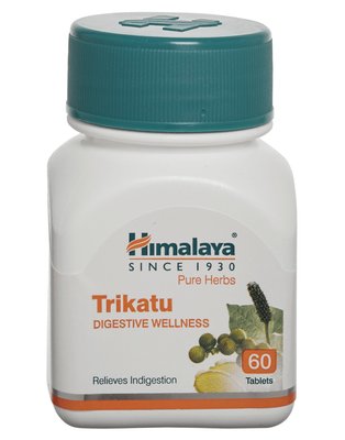 Натуральное средство для улучшения пищеварения Трикату Trikatu Himalaya 60таб 348 фото