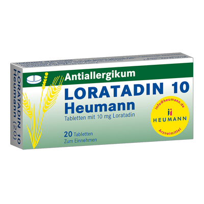 Німецький лоратадін від алергії Loratadin 10 Heumann 734 фото