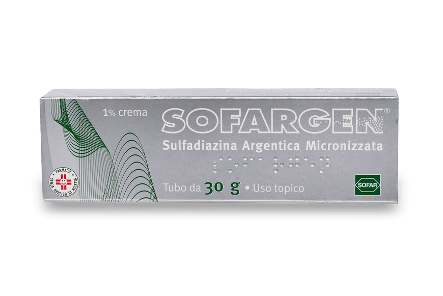 Крем із сульфадіазином срібла Софарген Мікронізований Sofargen 30 г 466 фото