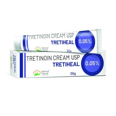 Третиноін крем 0.05% Tretiheal cream 0,05% Індія 779 фото