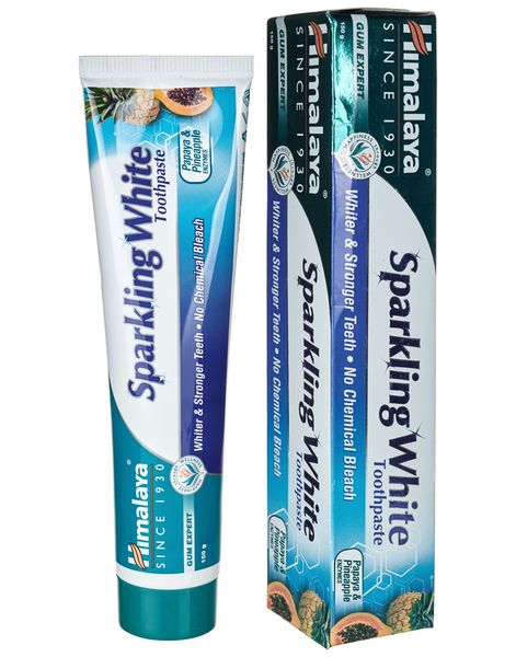 Паста для отбеливания зубов Хималая (Sparkling White Toothpaste Himalaya) 150 г 457 фото