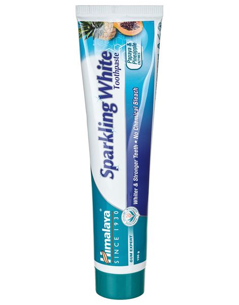 Паста для отбеливания зубов Хималая (Sparkling White Toothpaste Himalaya) 150 г 457 фото