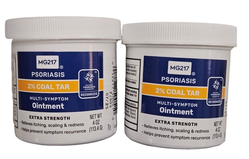 Мазь от псориаза и себореи MG217 Psoriasis Ointment 2% Coal Tar 113.4 г 801 фото