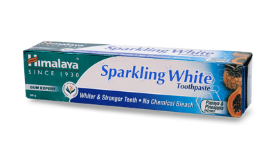 Паста для отбеливания зубов Хималая (Sparkling White Toothpaste Himalaya) 80 г 455 фото