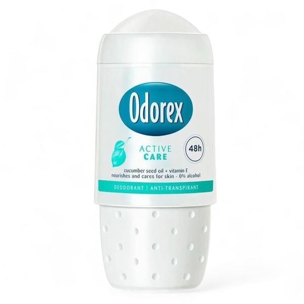 Шариковий антиперспірант Odorex Active care для активного захисту 1058 фото